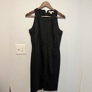 Banana Republic women’s black midi sleeveless dress, size 6